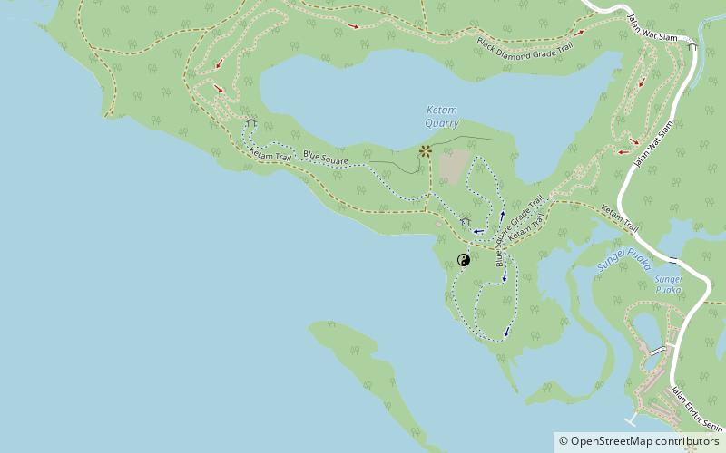 ketam mountain bike park region de lest location map