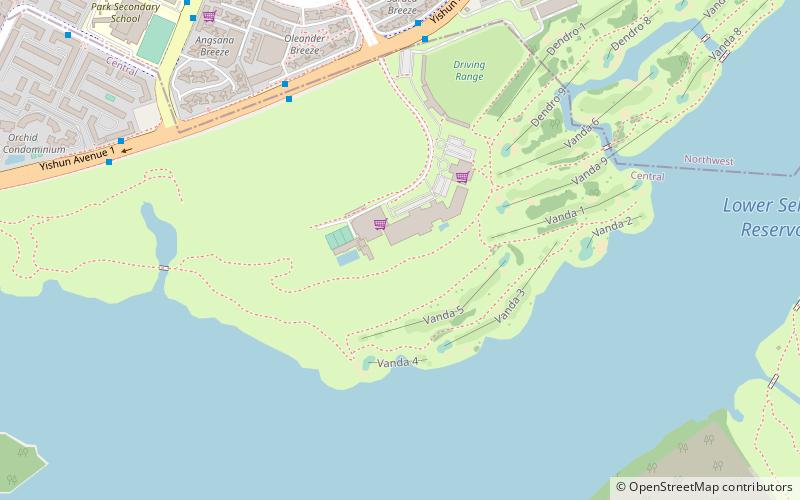 Lower Seletar Reservoir location map