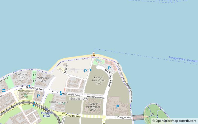 punggol point park region de lest location map