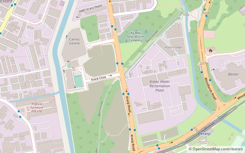 kranji state cemetery location map