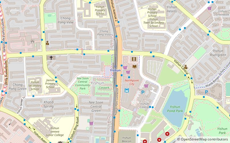 Yishun location map