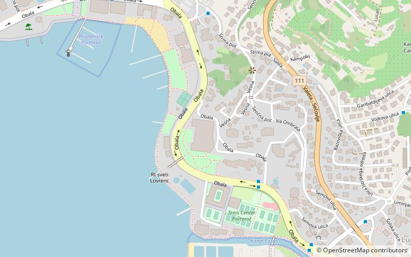 Grand Casino Portorož location map