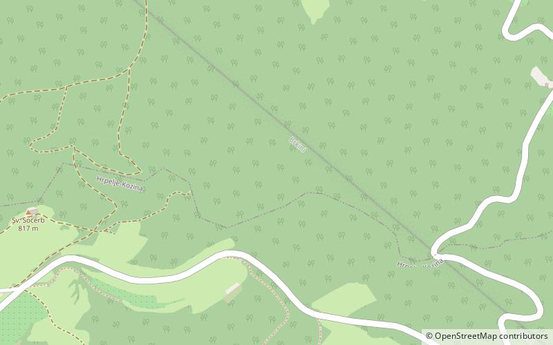 brkini hills location map