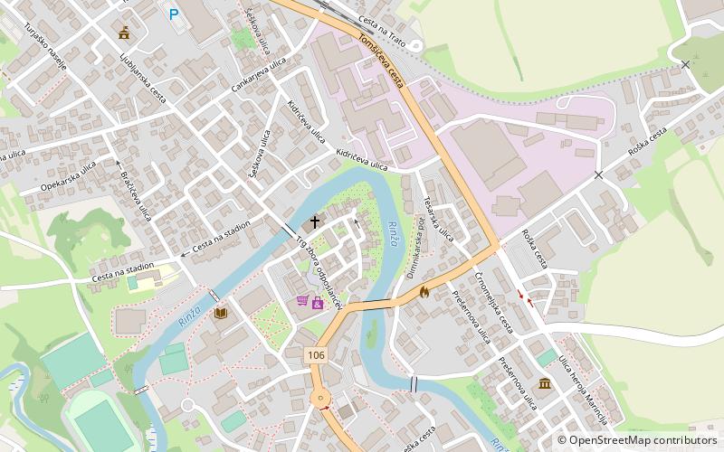 Gottschee location map