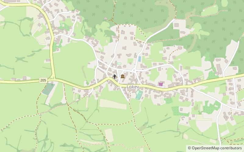 vojaski muzej tabor lokev location map