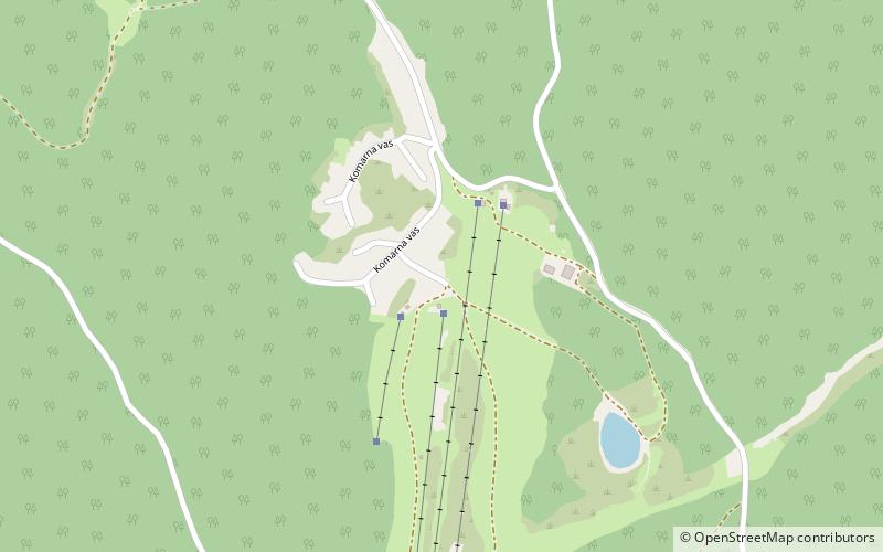 Bela Ski Resort location map