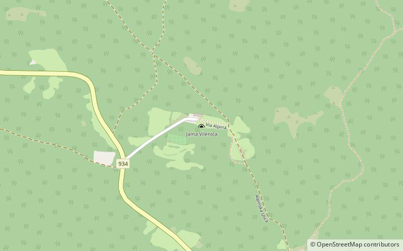 Vilenica location map