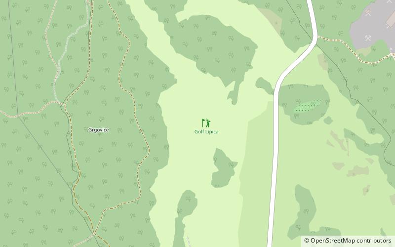 golf lipica location map