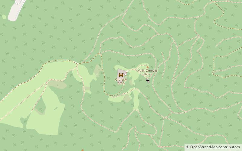 ortnek castle location map