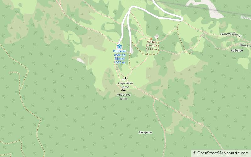 Slivnica Mountain location map