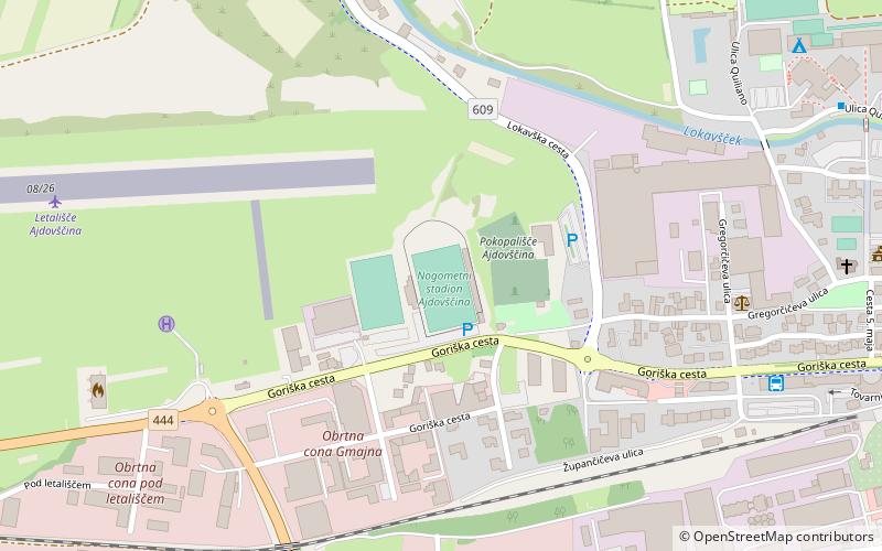 Stadion Primorje location map