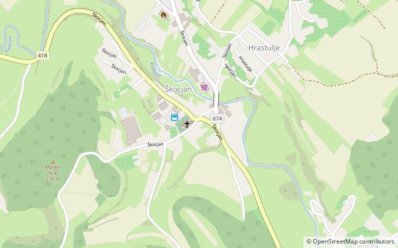 Škocjan location map
