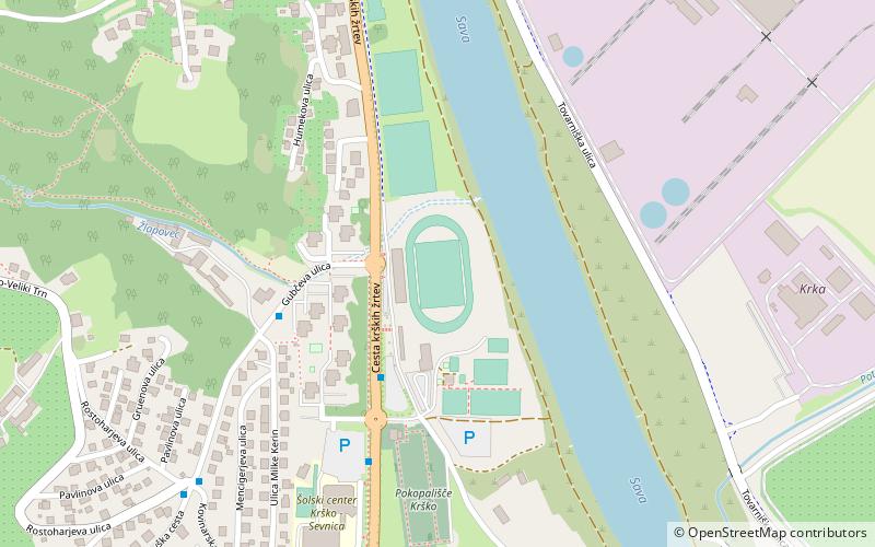 Matija Gubec Stadium location map