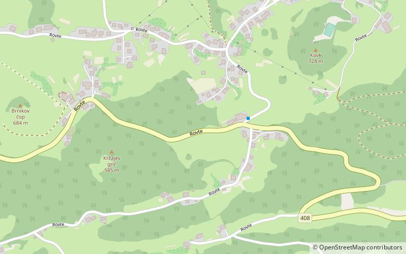 rovte hills location map