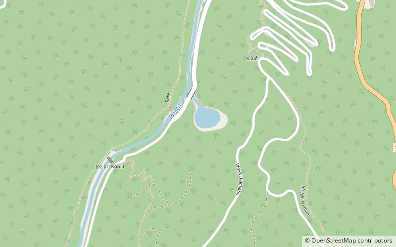 Divje jezero location map