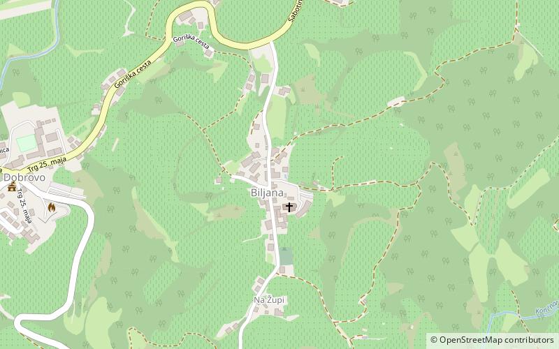 Biljana location map