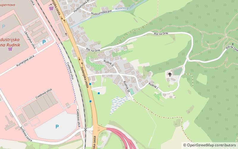 Rudnik location map