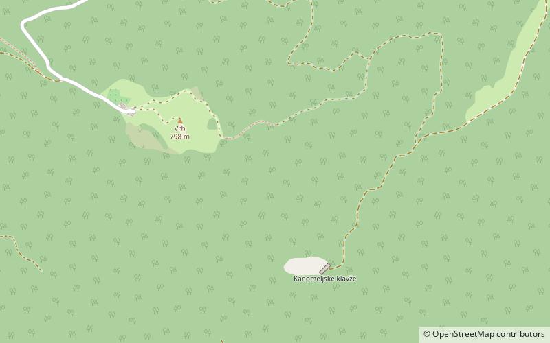 Trnovo Forest Plateau location map