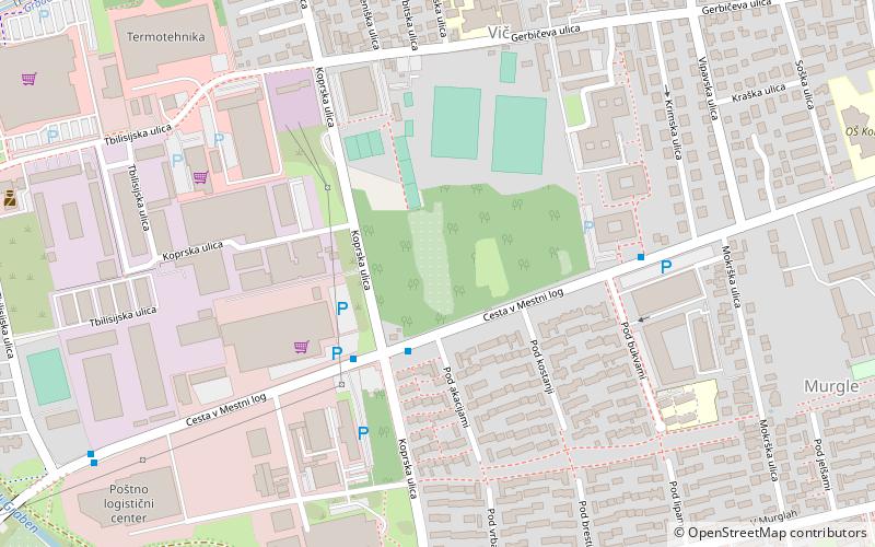 vic district liubliana location map