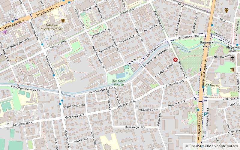 kolezija ljubljana location map
