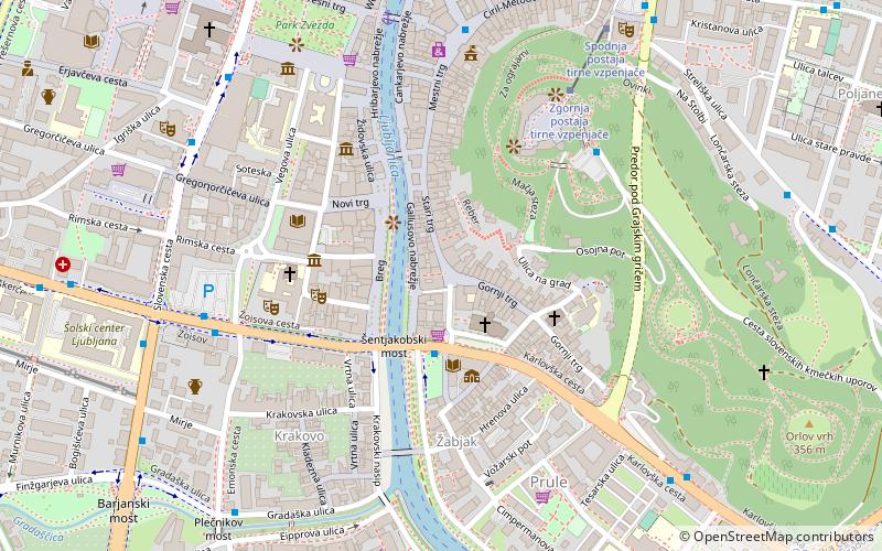 Stična Mansion location map