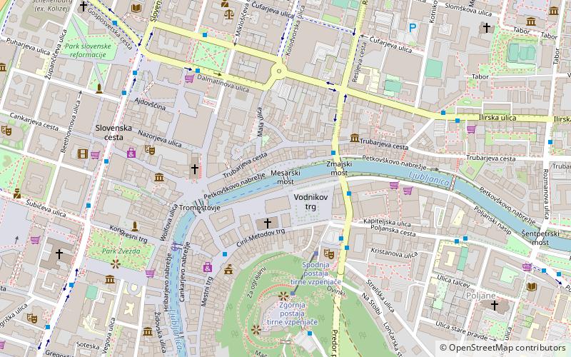 Butchers' Bridge location map