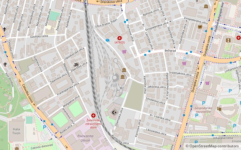 Slovenian Railway Museum location map