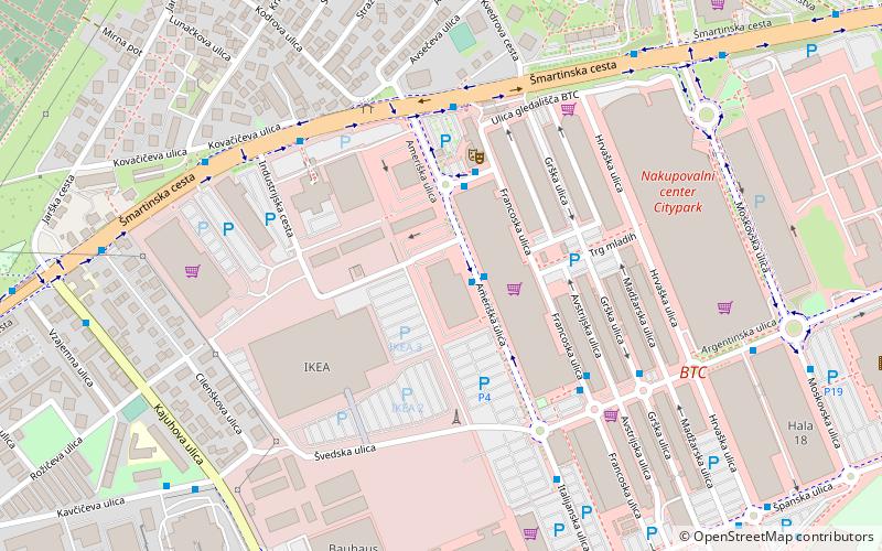 Crystal Palace location map