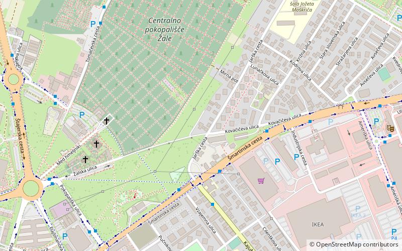 Moste District location map