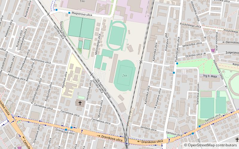 ŽŠD Stadion location map