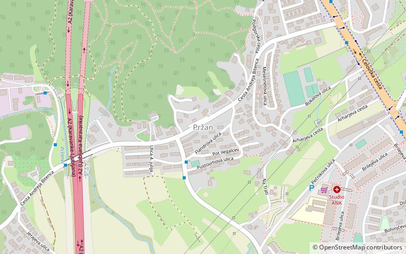 przan ljubljana location map