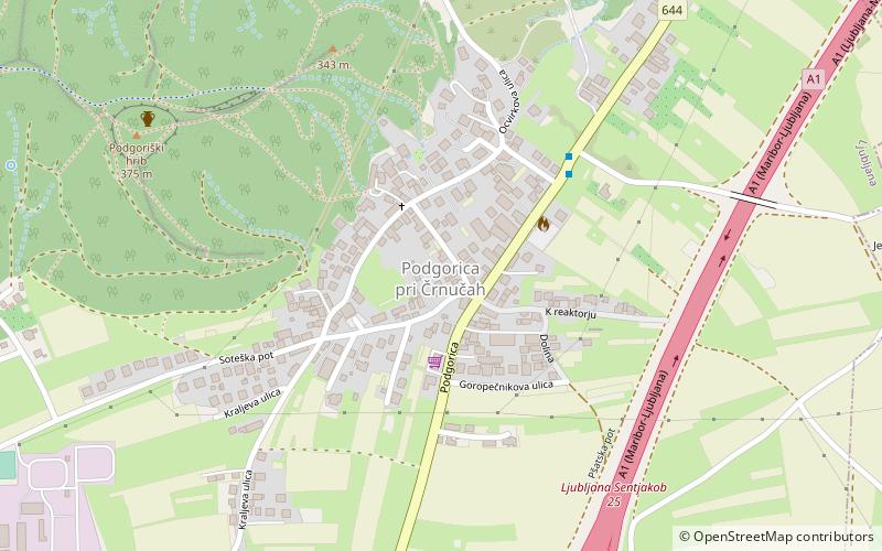 Podgorica pri Črnučah location map