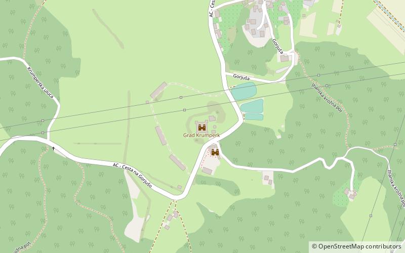 Krumperk Castle location map