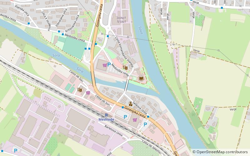 Gmina Medvode location map