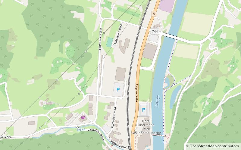 tri lilije hall lasko location map