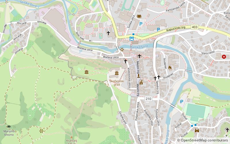 Loški Muzej location map