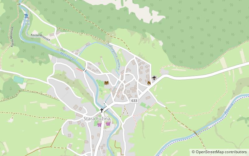 Stara Fužina location map