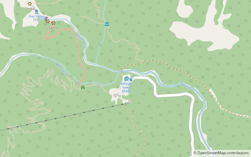 Koča pri Savici location map