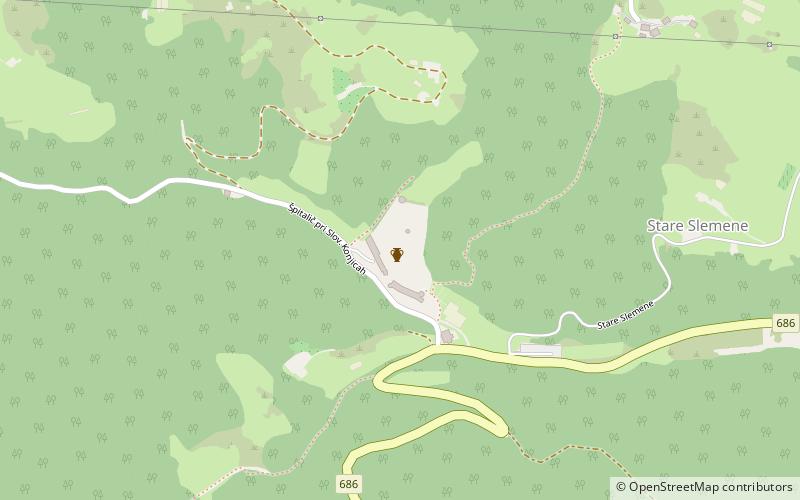 Žiče Charterhouse location map