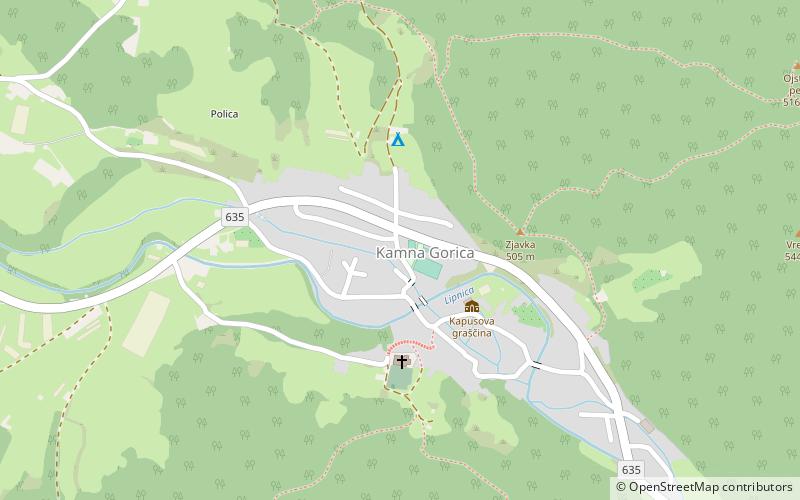 Kamna Gorica location map