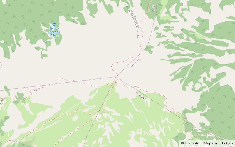 Storžič location map