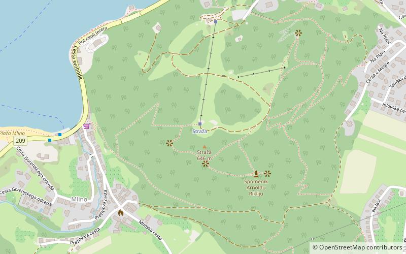 pustolovski park bled location map