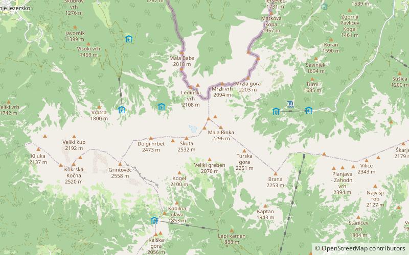 Kranjska Rinka location map