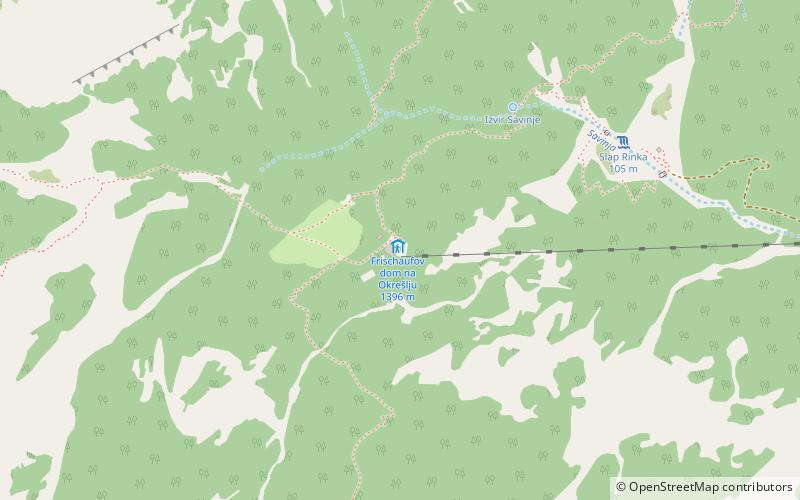 Frischauf Lodge at Okrešelj location map