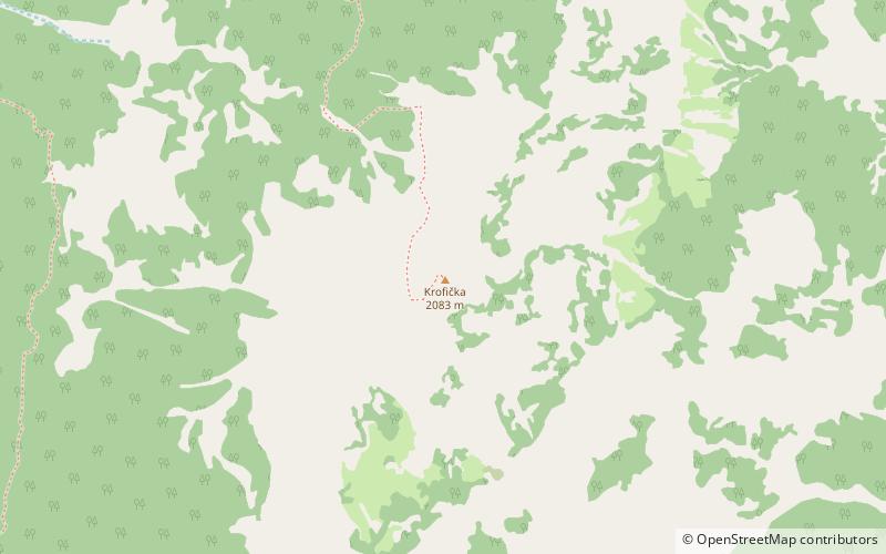 Krofička location map