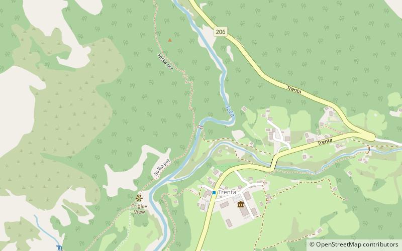 Soška Pot - Soča Trail location map