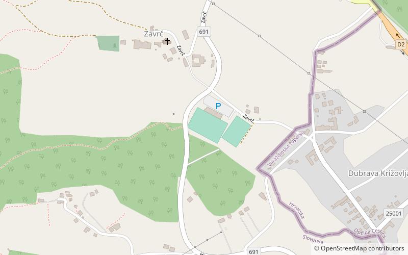 Zavrč Sports Park location map