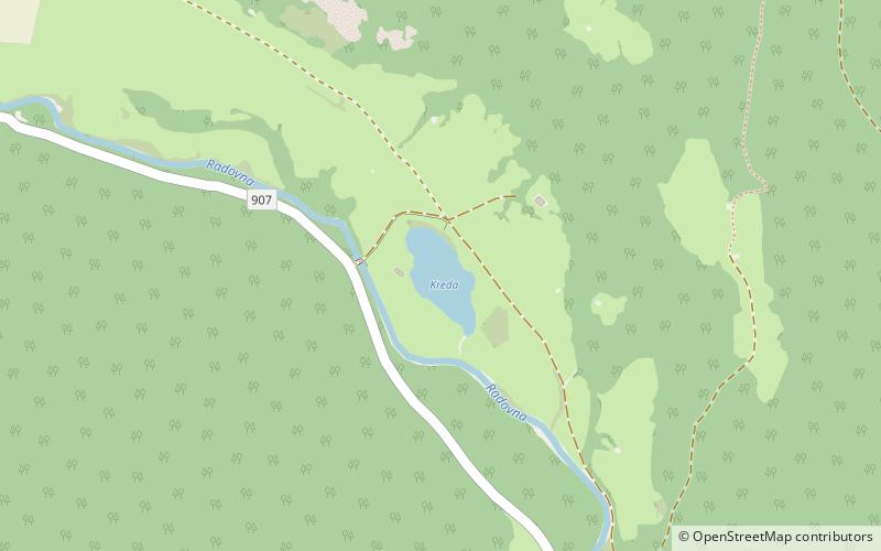 Lake Kreda location map