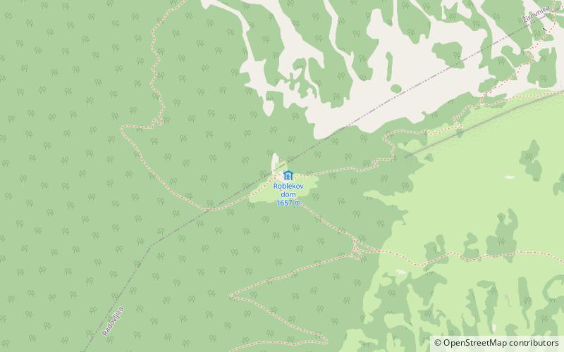 Roblekov dom location map