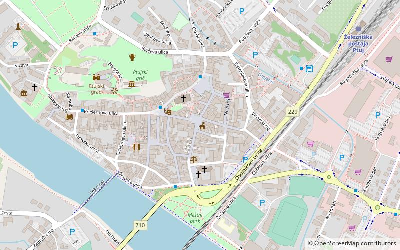 city hall ptuj location map